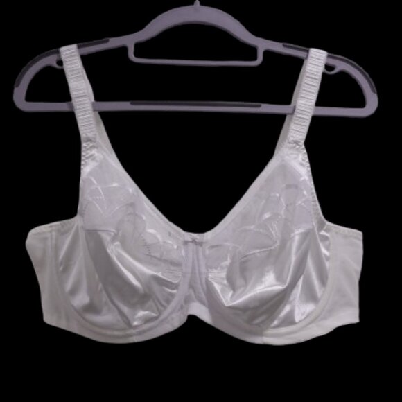NEW Elomi Cate Full Figure Underwire Lace Cup Bra Size 38DD Cream EL4030 - Picture 1 of 5
